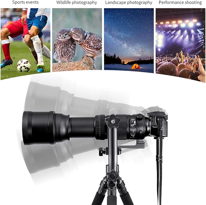 K&F CONCEPT Aluminum Alloy 360 Degree Panoramic Gimbal Tripod Head with 1/4'' Standard Quick Release Plate and Bubble Level,Load Capacity up to 20kg/44lbs | 1/4'' Standard Quick Release Plate, Bubble Level, Load Capacity up to 20kg/44lbs. TG06 - Image 4
