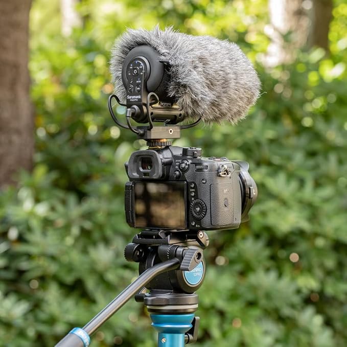 Saramonic Vmic5 Pro On-Camera Supercardioid Shotgun Microphone | 3-Stage Gain, 75/150Hz Filters, High-Freq Boost, Auto On/Off, Headphone Out, 120hr Battery - Image 6