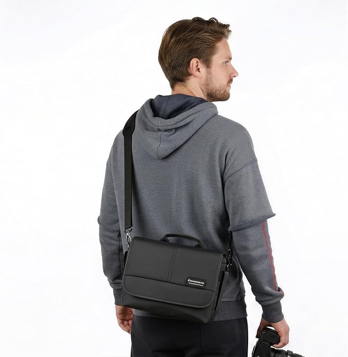 Camera Bag Small DSLR Camera Shoulder Bag for Photographer Waterproof Messenger Bag Crossbody Case Compatible with Canon Sony Nikon - Image 9