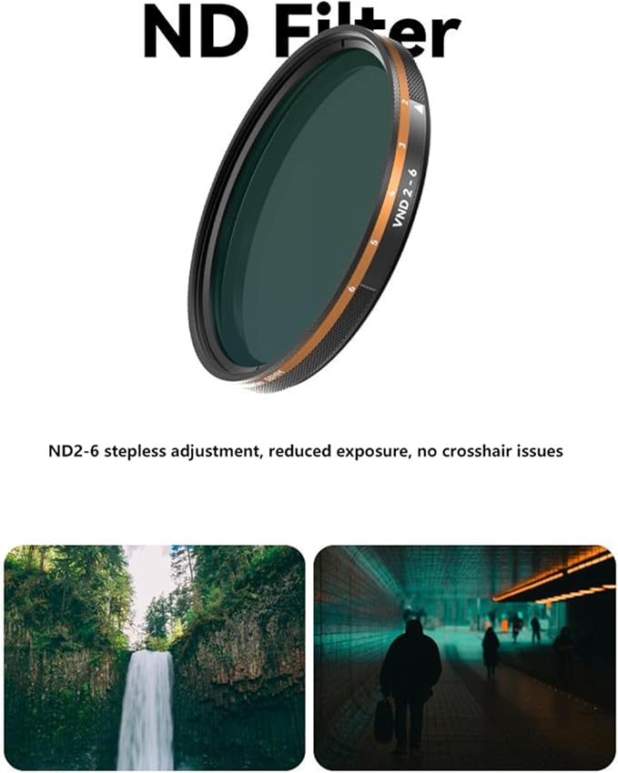 Fotorgear Camera Lens Filter,67mm Clip On Filters Professional Photography for Camera Lens, 67mm Universal Phone Polarizer Filter CPL ND Black Mist Gold Streak for iPhone Xiaomi Huawei(Gold Streak) - Image 6
