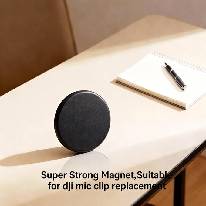 Mic Clip Magnet for DJI Mic Mini/Mic 2/Mic 3 Wireless Transmitter, Magnetic Clip for Wireless Lavalier Microphone adapters, Microphone Receiver Magnetic Mounting - Image 4