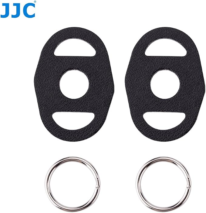 JJC Camera Strap Eyelet Lug Split O Ring Adapter & Leather Cover for Camera | w Strap Adapter Rings & Soft Leather Piece,Fits cameras with Small Eyelets,for ZVE10 A6700 A7RIV A7SIII II XE4 XT4 XT30 X100V - Image 8