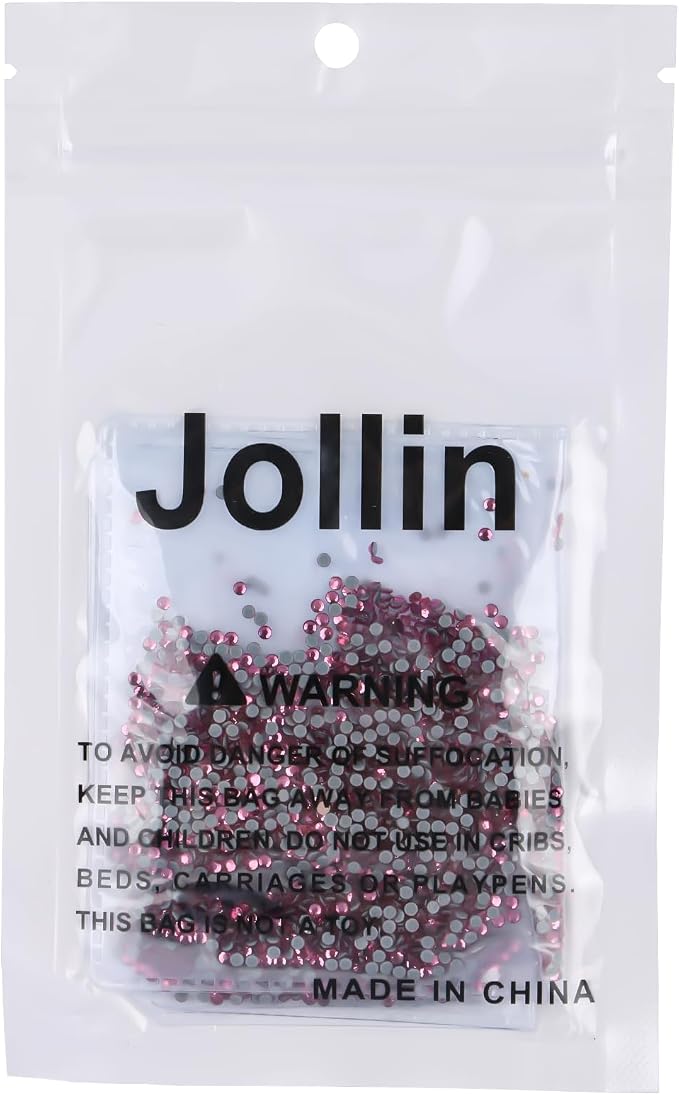 Jollin Hotfix Rhinestones Flatback Crystal Gems 2mm SS6, Rose | 2880pcs Hot Fix Crystals Glass Rhinestones for Bedazzling, Crafting, Clothes, Shoes & Accessories DIY Decoration - Image 7