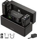 NEEWER CM36 Wireless Lavalier Microphone with Charging Case, App Control, AI Noise Cancellation, 48KHz/24bit, 85dB SNR, 54H Battery, 328ft Range, Mini Lav Mic for iPhone Android Phone Vlog Camera PC by Neewer