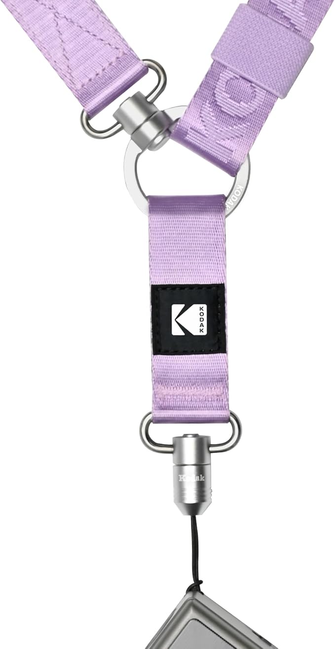 KODAK Multi-Purpose Camera Strap (Purple) - Quick-Detach System, Lightweight, Durable Metal Swivels, Multiple Usages, SLR Cameras, Compact Cameras, Smart Phones - Image 4