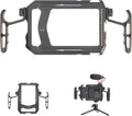 Fotga Aluminum Universal Smartphone Cage Photo Video Stabilizer with Handles Rig for iPhone 17 16 15 14 Pro Max Samsung Cell Phone Vlog Live Stream Video Recording,with Cold Shoe Tripod Mount by FOTGA