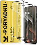 WILLONE 3 Pack for Motorola Edge 2025 Screen Protector | 9H Tempered Glass, Fingerprint Unlock, HD Clear, Phone Case Fit by Invoibler
