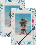 2x3 Instax Mini Photo Album, 28 Pockets. Modern Floral, 2PK | Portable Wallet Size Album Stores 2x3 inch Instant Photos. Fits Polaroid, Instax Mini, Kodak Mini Prints and Zink. by GoldbarleyDesign