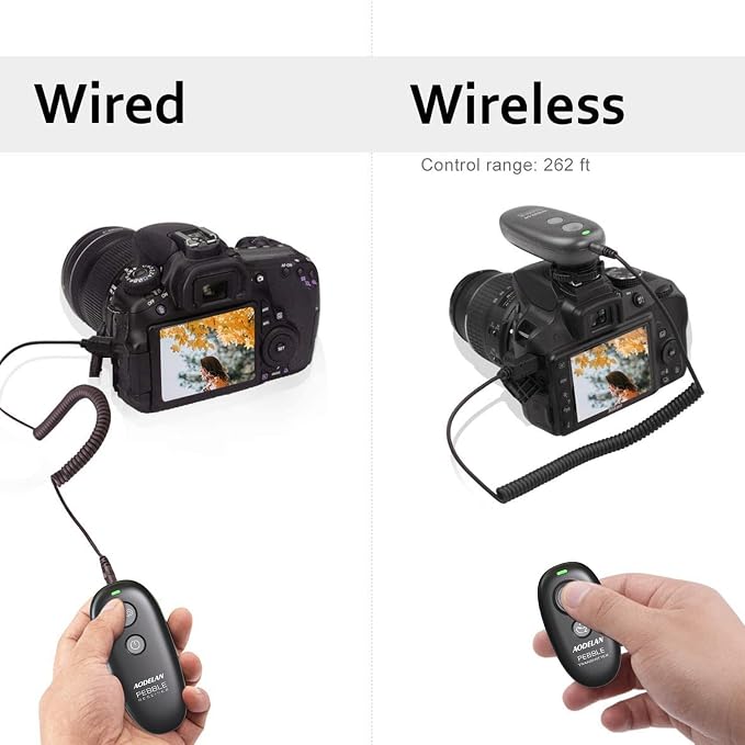 Wireless Camera Shutter Release Remote Control for Nikon | Compatible with Nikon Z9, Z8, Z6, Z6 II, Z6 III, Z7, Z7 II, Z5, D750, D780, D7500, D7200, D5600, D5300, D850, P1000 - Image 2