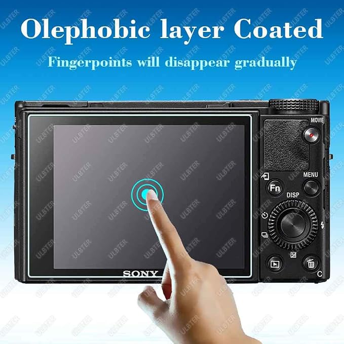 ULBTER Screen Protector for Sony RX100 VII VI V IV III II I M7 [3 Pack] | RX100 M7 M6 M5 M4 M3 M2 M1 0.3mm 9H Hardness Tempered Glass Anti-Scrach Anti-Bubble Anti-Water Anti-Dust - Image 4