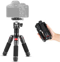NEEWER Portable Travel Mini Tabletop Tripod, Aluminum Alloy 20''/ 50cm Desktop Desk Tripod with 360 Degree Ball Head, 1/4" Quick Shoe Plate for DSLR Camera Video Camcorder, Max Load 11 lb/5 kg by Neewer