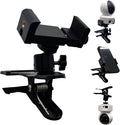 Universal Clamp Mount Phone and Camera Holder, Adjustable Spring Clip Stand,Camera Bracket， Black (1 Pack) by NVRTTRR