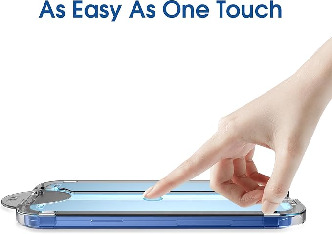 amFilm OneTouch for Samsung Galaxy S25 Screen Protector 6.2" Tempered Glass | Auto-Alignment 30s Install with Camera Lens Protector, Bubble Free, Case Friendly, Anti-Scratch [2+2 Pack] (S25-6.2'') - Image 8