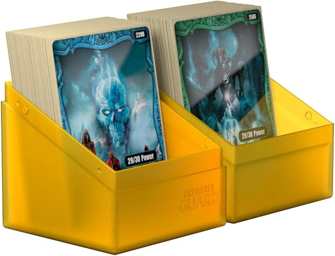 Ultimate Guard Boulder 100+ Classic, Deck Case for 100 Double-Sleeved TCG Cards, Amber, Secure & Durable Storage for Trading Card Games, Soft-Touch Finish - Image 10