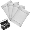 VILLCASE 4pcs Camera Bag Divider Camera Bag Compartment Divider Lens Protection Insert Backpack Inserts Lens Separator Pad Grey Fiber Fleece by VILLCASE
