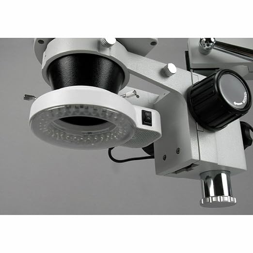 AmScope LED-144S 144 LED Adjustable Microscope Compact Ring Light | 144-LED Ring Light - Image 3