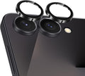 Meshine for Samsung Galaxy Z Flip 7 Camera Lens Protector,Scratch Proof,Strong Adsorption,9H Hardness with Metal Ring Camera Cover,Ultra Thin Case Friendly, Accessories Lens Protector,Black by Meshine