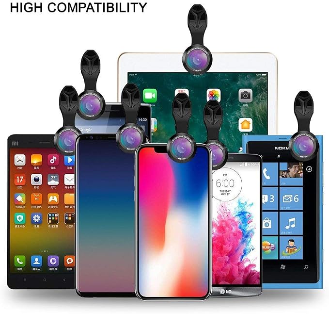 Apexel Phone Camera Lens-Macro Lens+Wide Lens+Fisheye Lens+Telephoto Lens+CPL/Flow/Radial/Star Filter+Kaleidoscope 3/6 Lens 10 in 1 Lens Kit +Remote Shutter for iPhone, Samsung,LG and Most Smartphones - Image 5
