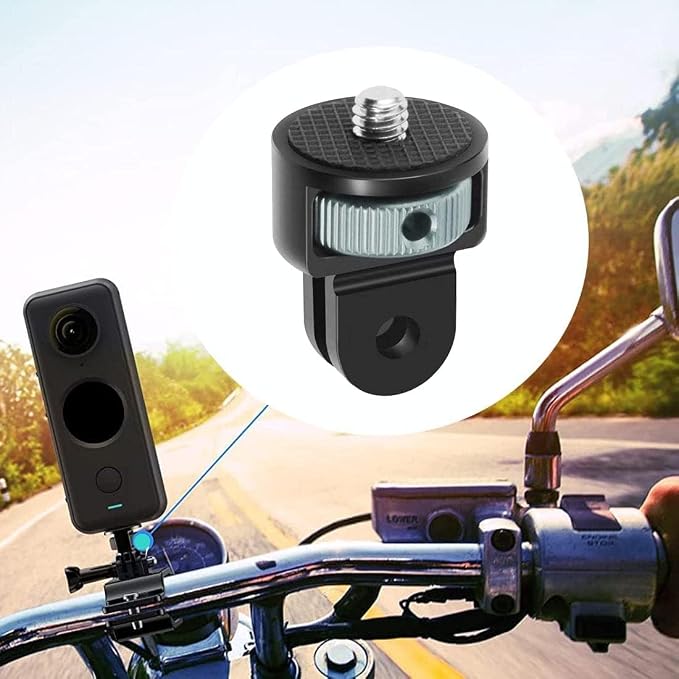 Aluminum Camera Tripod Adapter 1/4"-20 Conversion Adapter Mounts Compatible with Gopro Action Cameras Insta360 and Other Standard 1/4 Accessories, Quarter Inch Mount Adapter (Type BB) - Image 7