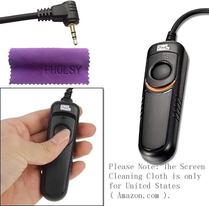 Pixel Camera Shutter Release Cable E3 Compatible with Canon, Olympus, Fuji | Remote switch replaces RS-60E3, 120cm/3.94ft, control autofocus, shutter-trigger & Bulb, requires no batteries, plug and play - Image 7