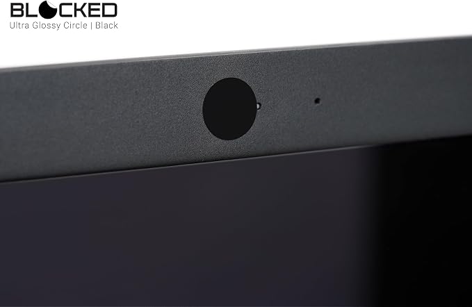BLOCKED Stackable Webcam/Camera Vinyl Covers | 57 Low-Tack Reusable Webcam Sticker | 3-Sizes | Black 57-Pack (Ultra Glossy) - Image 4