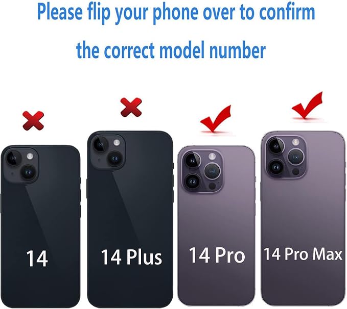 LEAFE for iPhone 14 Pro/iPhone 14 Pro Max Camera Lens Replacement | 2 Set OEM Original Back Rear Camera Lens Glass Replacement Kit for iPhone 14 Pro/14 Pro Max with Pre-Installed Adhesive - Image 4