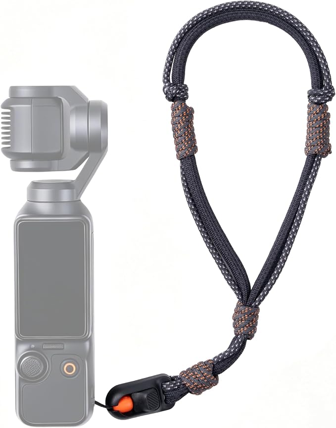 PGYTECH Camera Wrist Strap for DJI Osmo Pocket 3 4/Xtra Muse/Luna Ultra | Quick-Release Buckle, Hand Wrist Strap Lanyard for Photography/Travel/Vlogging/Daily Use by PGYTECH-US