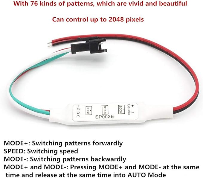 241 LEDs 9 Rings WS2812B 5050 RGB LED Ring Lamp Light Individually Addressable Full Dream Color DC5V with Mini Controller - Image 4