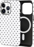 TPU Phone Case for iPhone 15 Pro Max, MagSafe Wireless Charging Compatible, Shockproof Slim Fit Protective Cover with Anti-Yellowing & Raised Camera Protection (Polka dot 8, iPhone 15 Pro Max) by Unknown