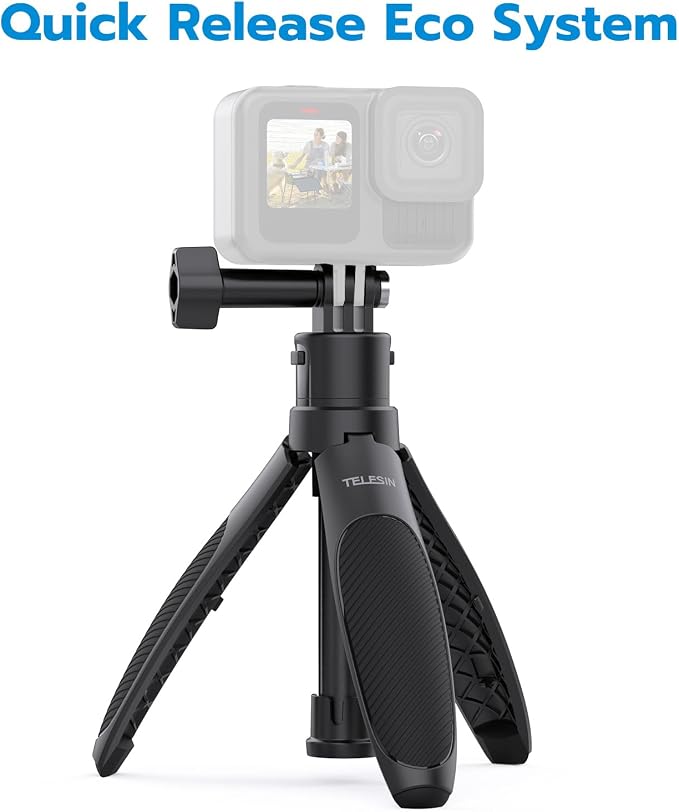 TELESIN 15.75'' Selfie Stick Tripod,Portable Camera Handle Grip Monopod | For GoPro 13 12 11 10 Max/Insta360 X5/AKASO/DJI Osmo Action 6 5 pro Osmo Nano Accessories - Image 3
