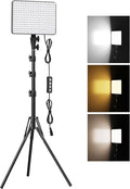 30W Upgraded Photography Lighting Kit, Anautin 1-Pack LED Video Lighting for Video Recording, 3700Lux Studio Lights with Tripod Stand for Photography, Streaming, Gaming, Podcast, Filming, Vlogging by Anautin