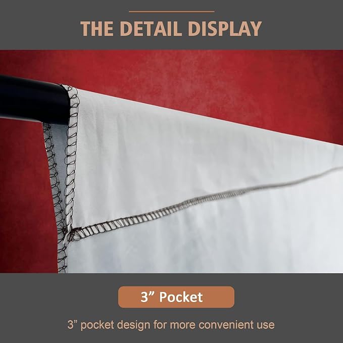 Abstract Photography Backdrop for Photoshoot 6x8ft,Red,No Stand | Professional,Polyester Fabric,Roller Pocket on Top,Vintage Portrait Photo Props Booth Background,Photoshoot Studio - Image 6