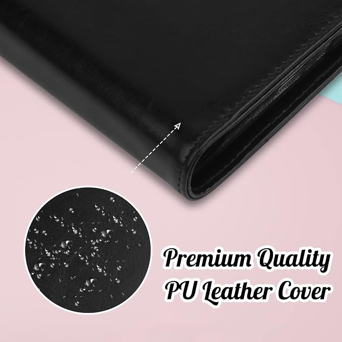 Veicevol 288-Pocket 2x3 Photo Album for Instax Mini and Polaroid, Black | PU Leather Cover Keeps, Fits Instax Mini and Polaroid 2x3 Photos, Protects Travel, Wedding and Family Memories - Image 6