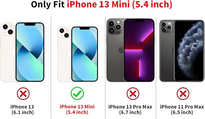 Cute Black Cheetah Print Phone Case for iPhone 13 Mini 5.4" | Aesthetic Leopard Pattern Design Cover Full Camera Lens Protective Shockproof Soft Slim TPU Funda for Men Women Girls - Image 2