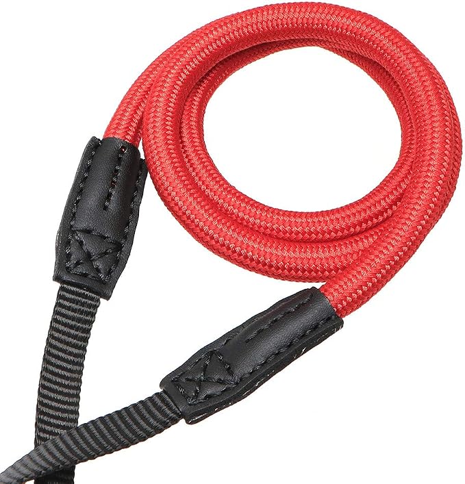 Quick Release Camera Neck Strap Shoulder Strap Belt for Mirrorless Digital Cameras Climbing Rope with Quick Release QD Loops Connector with O-Ring Adjustable Length 30-53inch Red - Image 5
