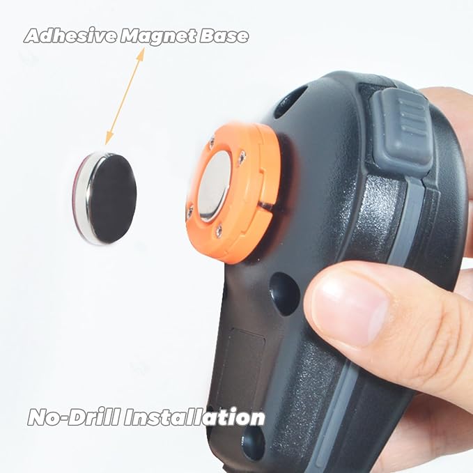 TWAYRDIO Magnetic Radio Mic Holder, Mobile Microphone Magnet Mount, Mic Hanger Mag-Mount for Motorola HMN1090D RMN5127C Kenwood KMC-35 Mics - Image 4