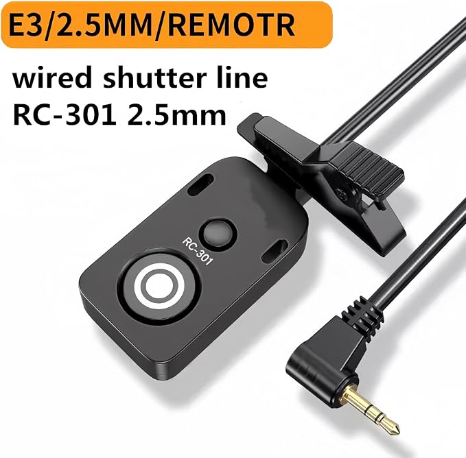 Shutter Release Cable Wired Remote Switch Cord Replacement RS-60E3 for Canon Rebel R6,R7,R8,R10,EOS RP,M5,M6, M6I1,77D,70D,80D,90D,750D, G1XIII,G3X,G5X,800D,SX50HS,SX60HS,200D,200DII - Image 5
