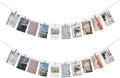 KLOGTSIND Hanging Photo Display with Clips, 2PCS Wood Bead Garland Banner | Photo String Banner with 10 Clips for Bedroom Room Dorm Cubicle, Picture Cards Artwork Display, Christmas Teen Girls Gifts by KLOGTSINDDirect