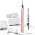 Hyashee Cleaner Kit for Airpods Pro 1 2 3 Multi-Function Cleaning Pen with Soft Brush Flocking Sponge for Bluetooth Earphones Case Cleaning Tools (Pink) by HyasheeDesignforElectronics