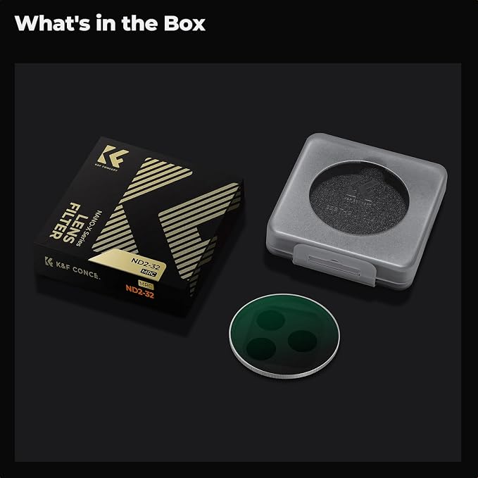 K&F CONCEPT Snap-On ND2-32 Filter Compatible with iPhone 17 Pro & Pro Max | 11.2g Ultra-Lightweight Variable ND Lens Filter with Snap-on Deco Mount, AGC Glass 28-Layer Coating, FA301 - Image 8