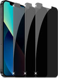 YMHML 3 Pack Privacy Screen Protector for iPhone 16e/14/13/13 Pro | Tempered Glass, 6.7 Inch, Anti Spy, Private, Shatterproof, Case Friendly Film, Easy Installation Tool, Anti-Scratch by YMHML