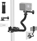 NEEWER Action Camera Mount Kit with Super Clamp, Soft Tube, Action Camera Adapter, Adjustable Holder for Flat/Round Surfaces, Compatible with GoPro Insta360 DJI Smartphone GP-26 by Neewer