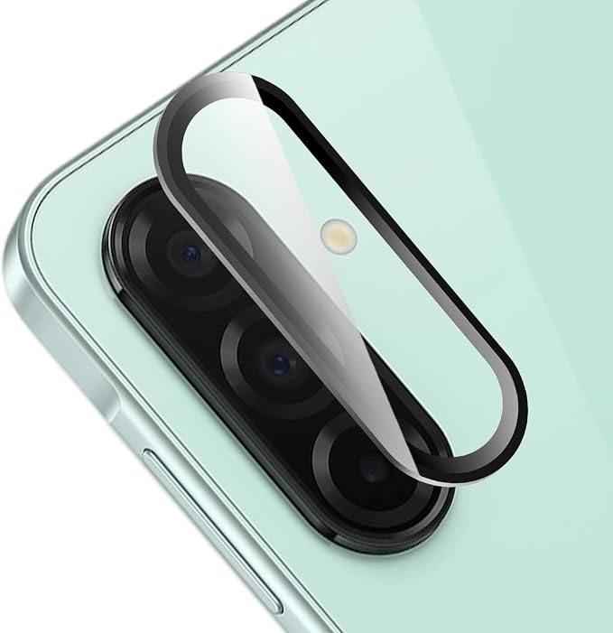 Camera Lens Protector for Samsung Galaxy A26 & A36 & A56, Black | AR+AF, 9H Tempered Glass, Individual Metal Ring, Anti Glare, Fall Protection, Camera Screen Cover by TENOC