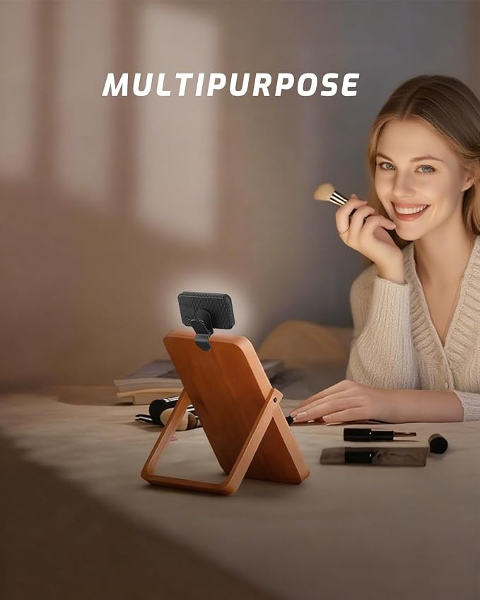Portable Selfie Light for iPhone: Rechargeable Phone Fill Lights, Ring Light for Camera Picture, Makeup Photo, Video Conferences, Laptop Use, Zoom Meetings, TikTok, Vlog Photography - Image 4