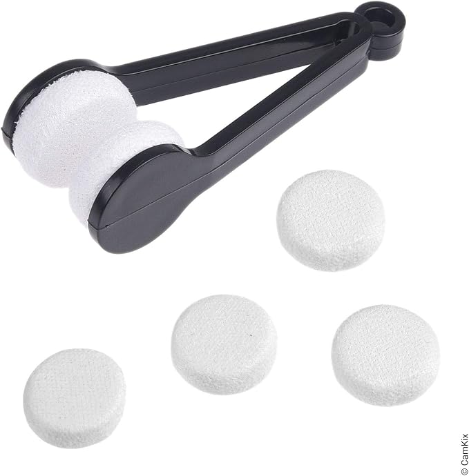 Cleaning Kit for Eyeglasses/Sunglasses - Lens Cleaning Tool with 2 Sets of Spare Pads, Lens Cleaning Spray Bottle, 3 Microfiber Cloths - Quick and Easy to Use - Immaculate Results - Image 3