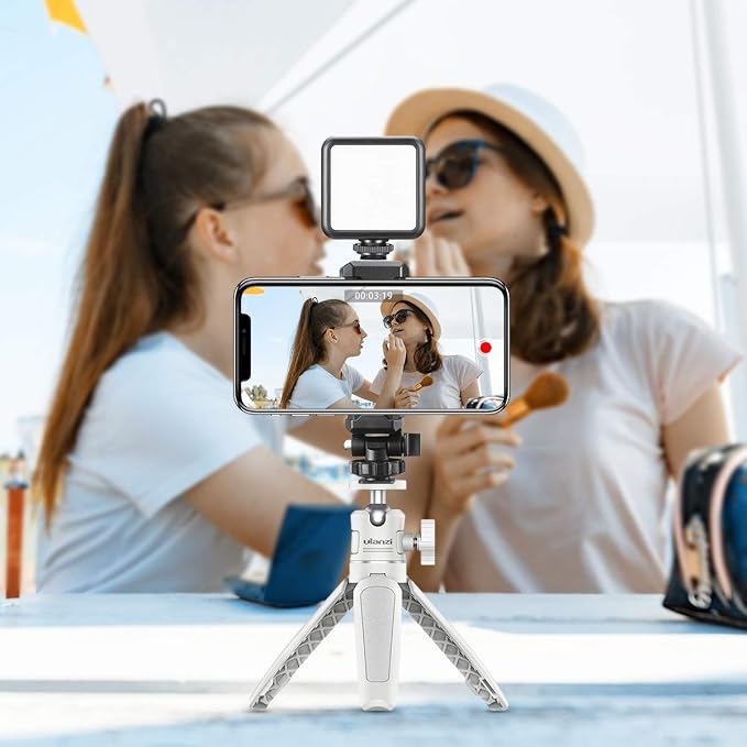 MT-08 Mini Tripod for Camera, 1/4" Mount Universal Portable Camera Tripod | Compatible with DJI OSMO 360/Pocket 3/Pocket 4 /4P/Luna/Insta360x5/iPhone/Sony/Xtra, Extendable Handheld Video Shooting Stand - Image 5