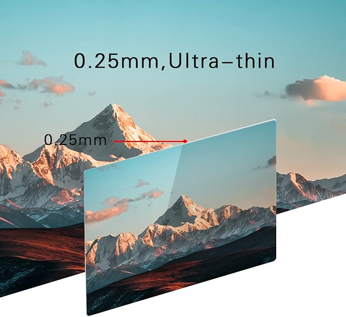 kinokoo Tempered Glass Film for fuji X-T100 Crystal Clear Film FUJIFILM XT100 Screen Protector Bubble-free/Anti-scratch(2 pack) - Image 3