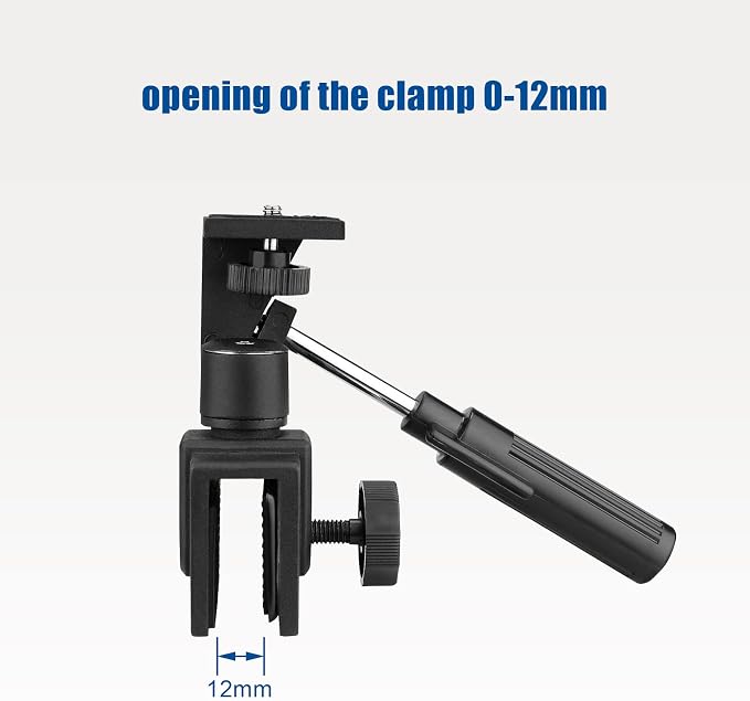 SVBONY SV126 Car Window Mount, for Spotting Scope/Binoculars/Camera (Metal | All Metal Material, Load-Bearing 5kg, 1/4 -20 Thread, Adjustable Vehicle Clamp Mount for Bird Watching Wildlife Observation - Image 8