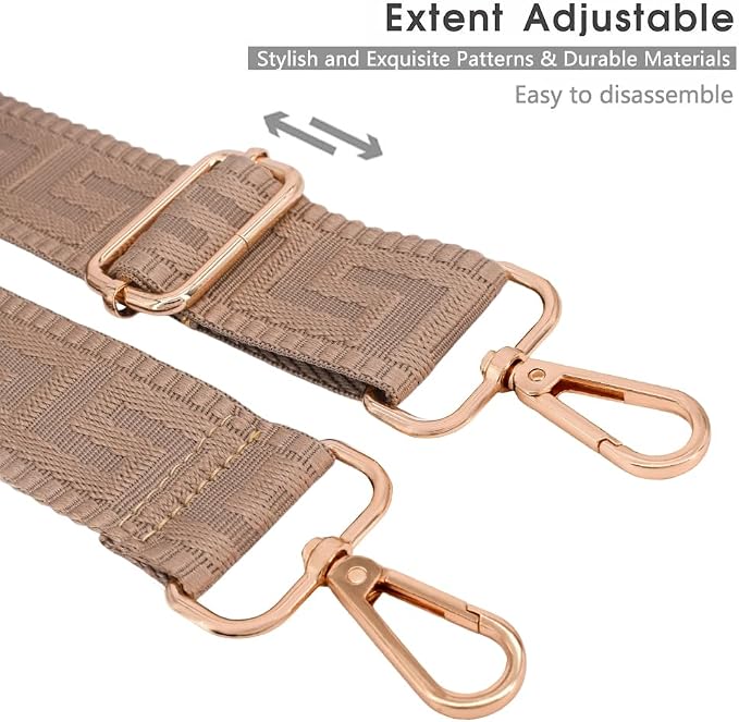 Replacement Purse Strap Shoulder Strap Adjustable Crossbody Strap for Women Crossbody Wide Shoulder Bag - Image 5