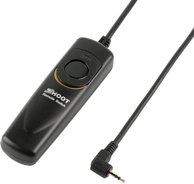 Remote Shutter Release Cable, Wired Remote Switch Cord Replacement RS-60E3 for Canon Rebel T7 T7i T6 T6i T6S T5 T5i T4i T3 T3i T2 60D 70D 77D 80D G16 G15 G12 G11 G10 G1X G1X Mark II G1X Mark III | for Canon Rebel T7 T7i T6 T6i T6S T5 T5i T4i T3 T3i T2 ... by SHOOT